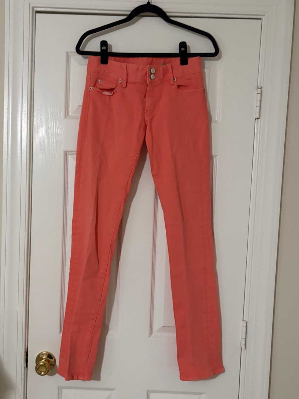 Lilly Pulitzer Coral-Peach Skinny Jeans